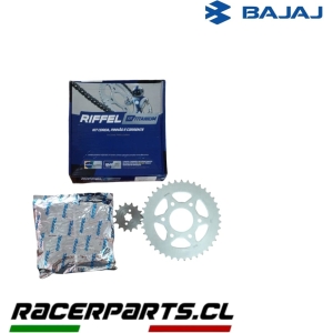 KIT TRANSMISION RIFFEL PULSAR NS200 39T/14Z (520H)