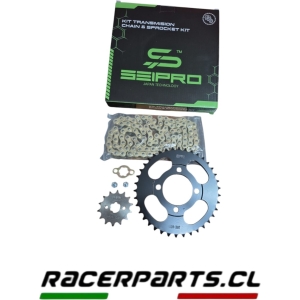 KIT TRANSMISION EXPRESS 100 MOTORRAD 38D 14D C DORADA SEIPRO RACING