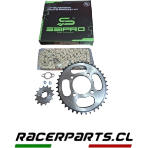 KIT TRANSMISION KA 150 HAOJUE 40D 14D C DORADA SEIPRO RACING