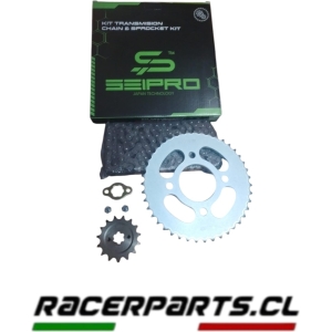 KIT TRANSMISION NS 125 / LS 135 PULSAR 43D / 15D 428H SEIPRO RACE