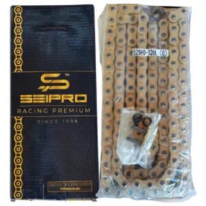 CADENA TRANSMISION 525OH 126L ORING DORADA RACING PREMIUM SEIPRO